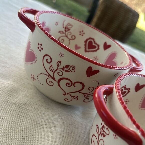 Temp-tations 24-ounce bowls with handles. Set of 2 - Picture 3 of 4